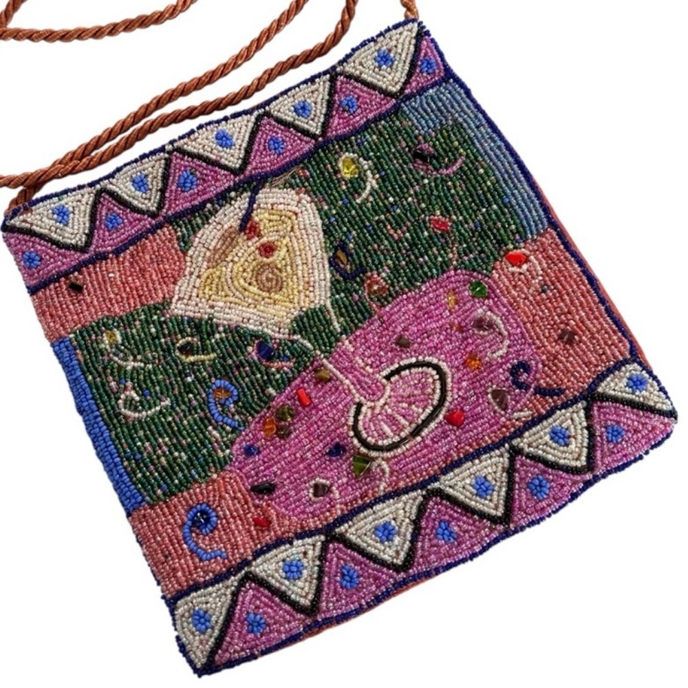 Beaded Crossbody Evening Bag